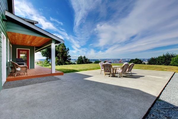 Backyard Concrete Paving in Omaha