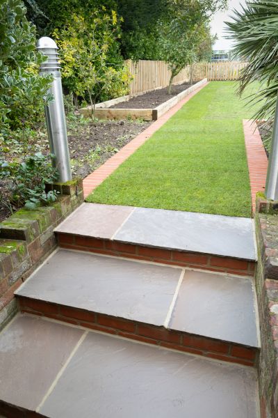 Backyard Steps Installation in Omaha