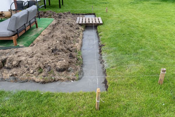 Cement Footer Installation in Omaha